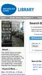 Mobile Screenshot of library.sandiegozoo.org