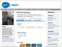 Tablet Screenshot of library.sandiegozoo.org